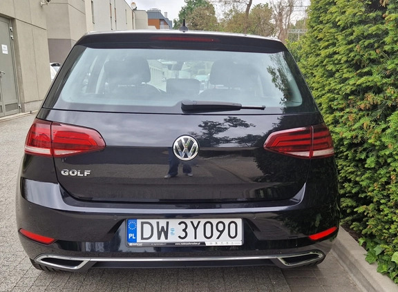 Volkswagen Golf cena 79000 przebieg: 100000, rok produkcji 2018 z Wrocław małe 277